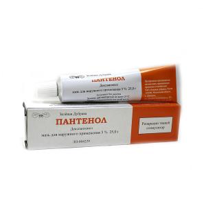 Пантенол мазь для наружного применения 5% туба 25 г