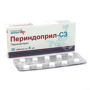 Периндоприл-СЗ таблетки 4мг №30