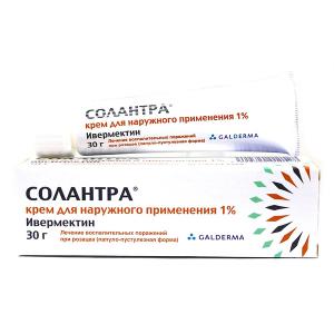 Солантра крем для наружного применения 1% 30г 