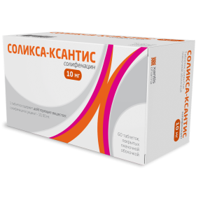Соликса-ксантис таблетки покрытые пленочной оболочкой 10мг №60