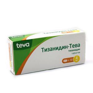 Тизанидин-Тева таблетки 4мг №30