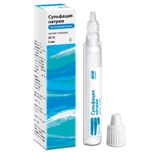 Сульфацил натрия капли глазные 20% тюбик-капельница 5мл