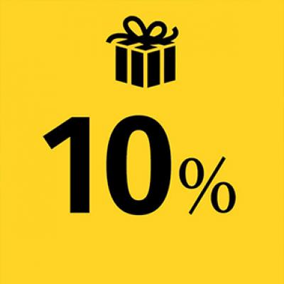 Дарим скидку 10% всем новичкам!